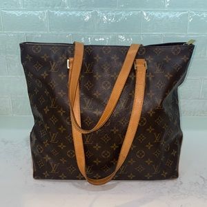 Louis Vuitton Monogram Cabas Mezzo Tote
